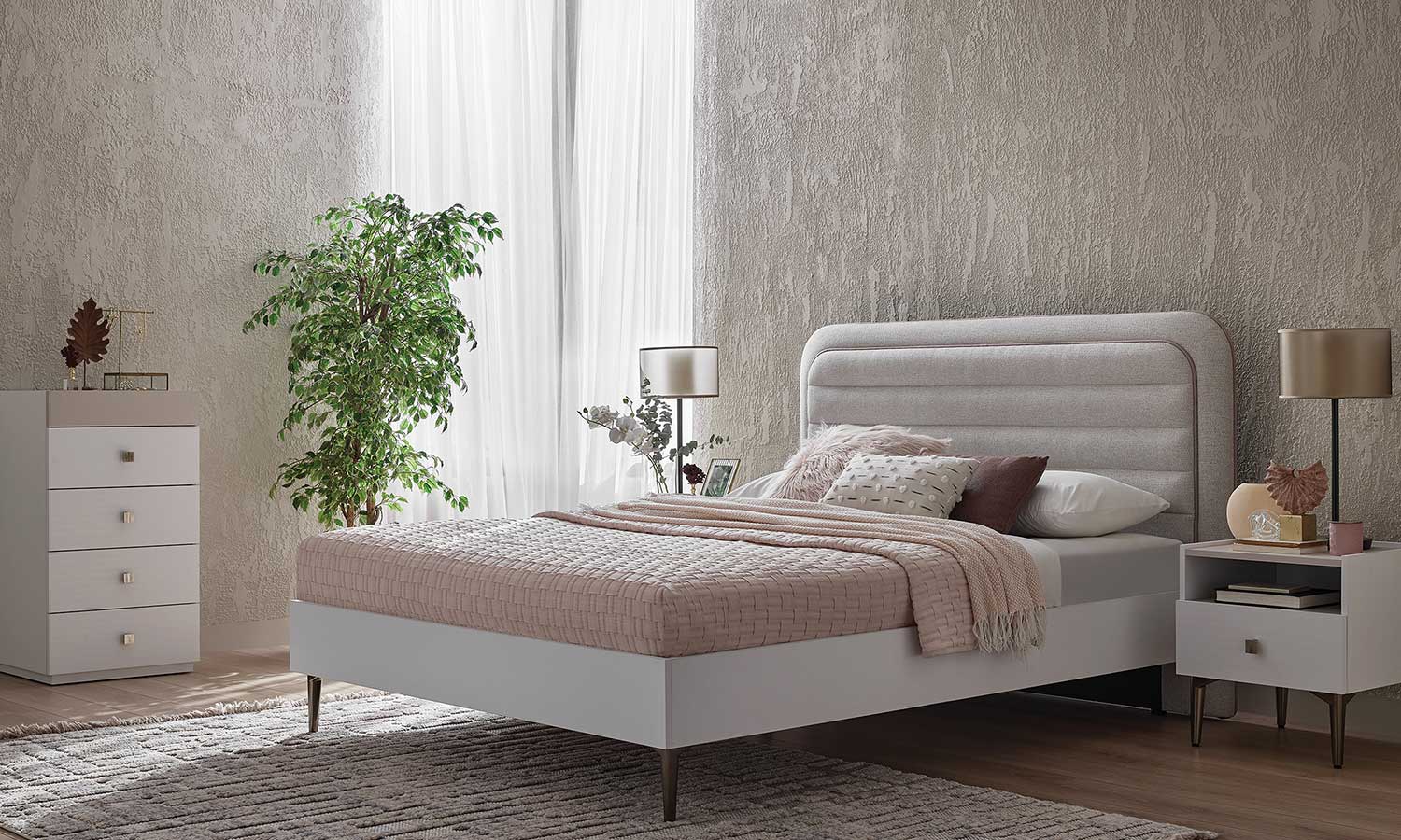 Скрин «Lumina» с пет чекмеджета, размер 55х98х48см