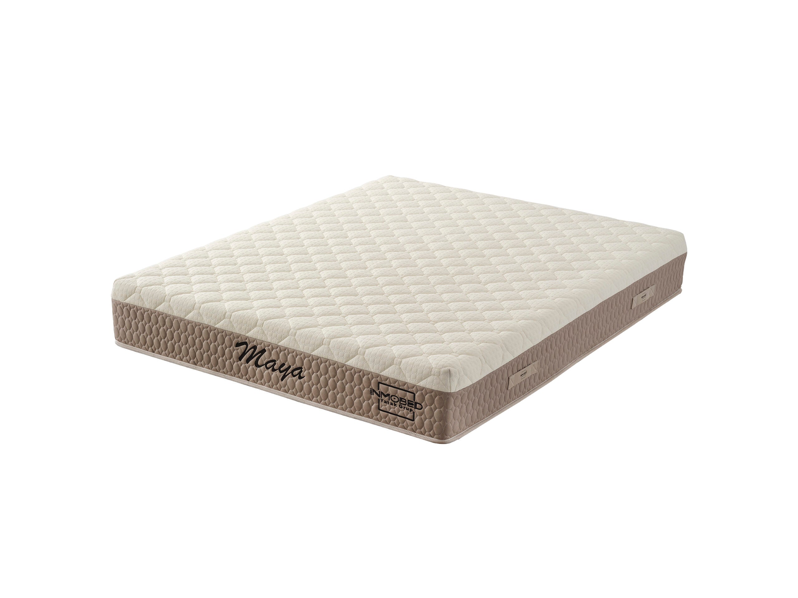 Матрак «Maya» с естествен памук и лен, с покет пружинна система, 30 см