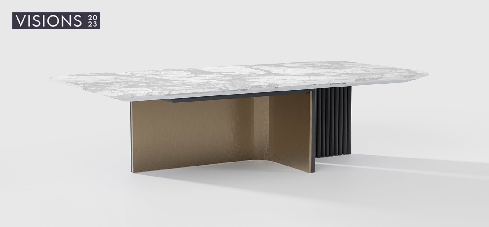 Голяма холна маса «Nassau» с керамика или мрамор, с размер 140х30х64см