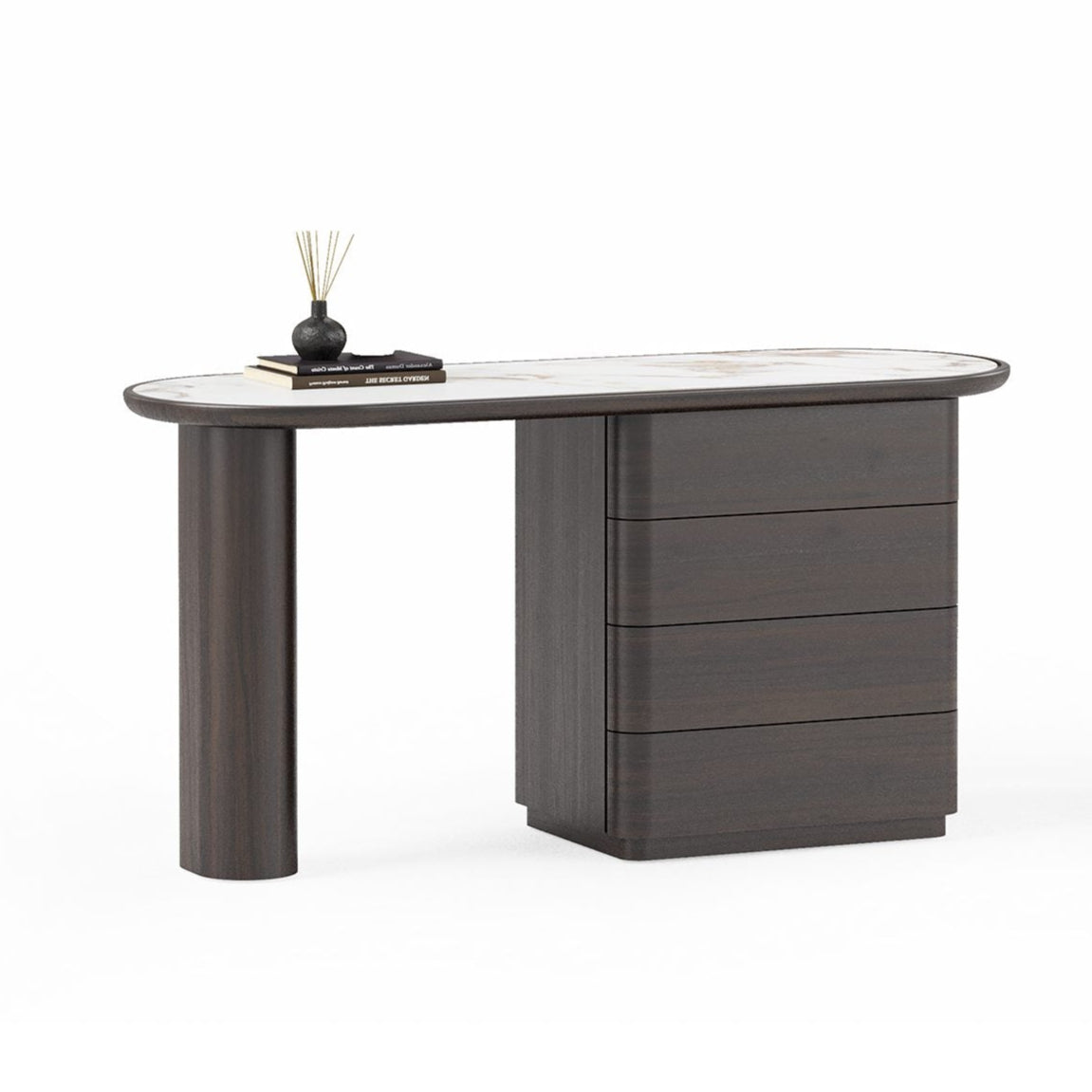 Тоалетка «Arel» с керамичен плот, с четири чекмеджета, размер 165х79х55см