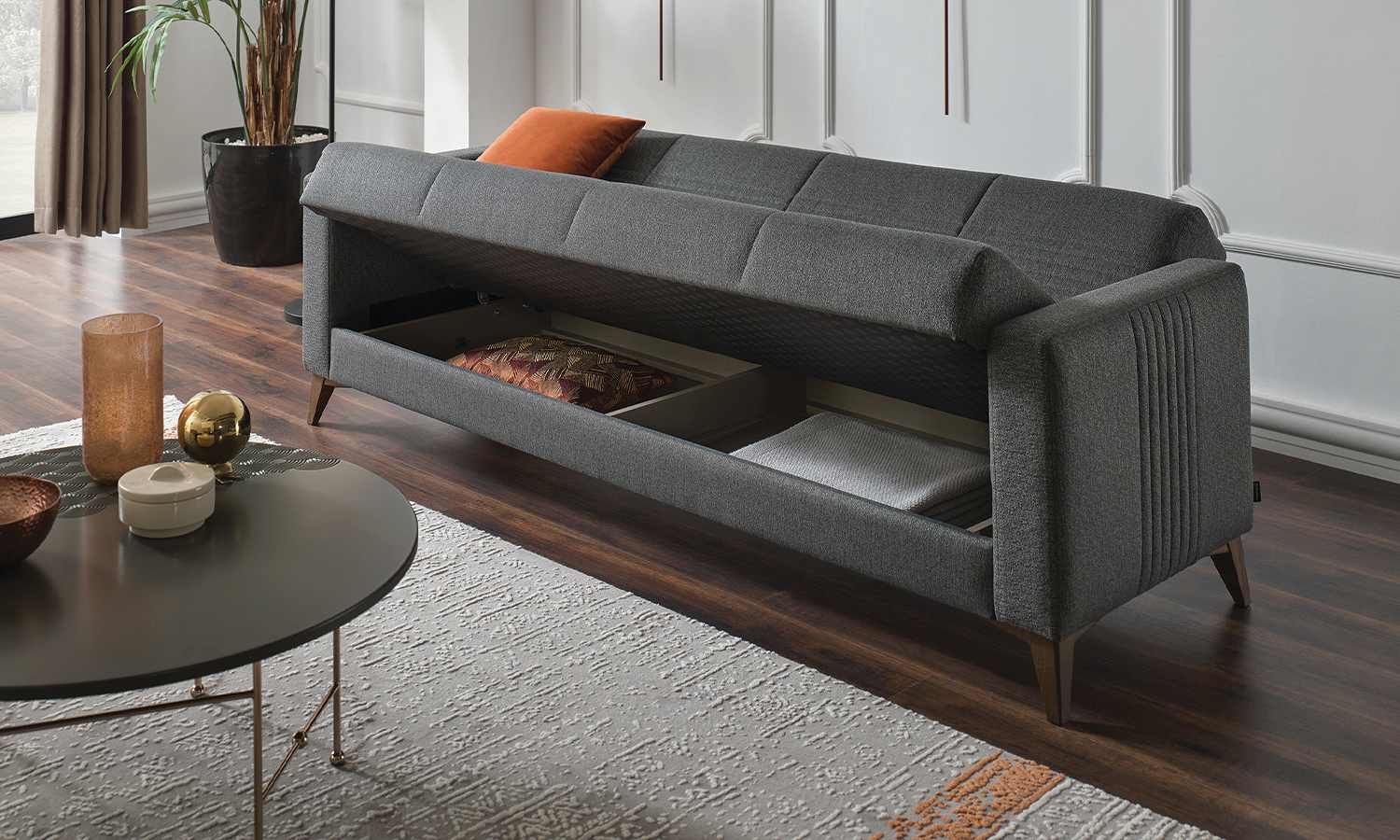 Двуместен разтегателен диван «Nola» - ширина 158см