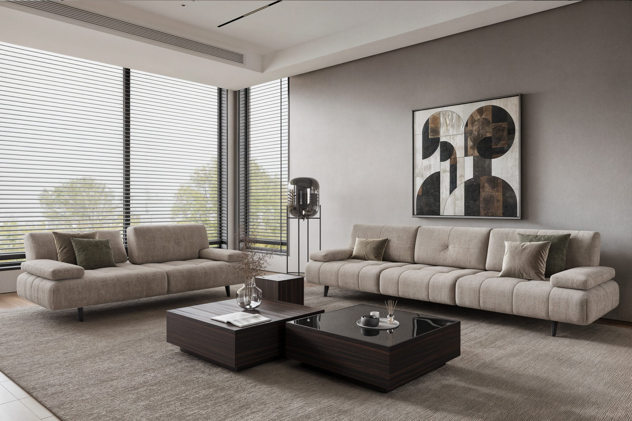 Холна маса «Nora» с размер 81х30х81см