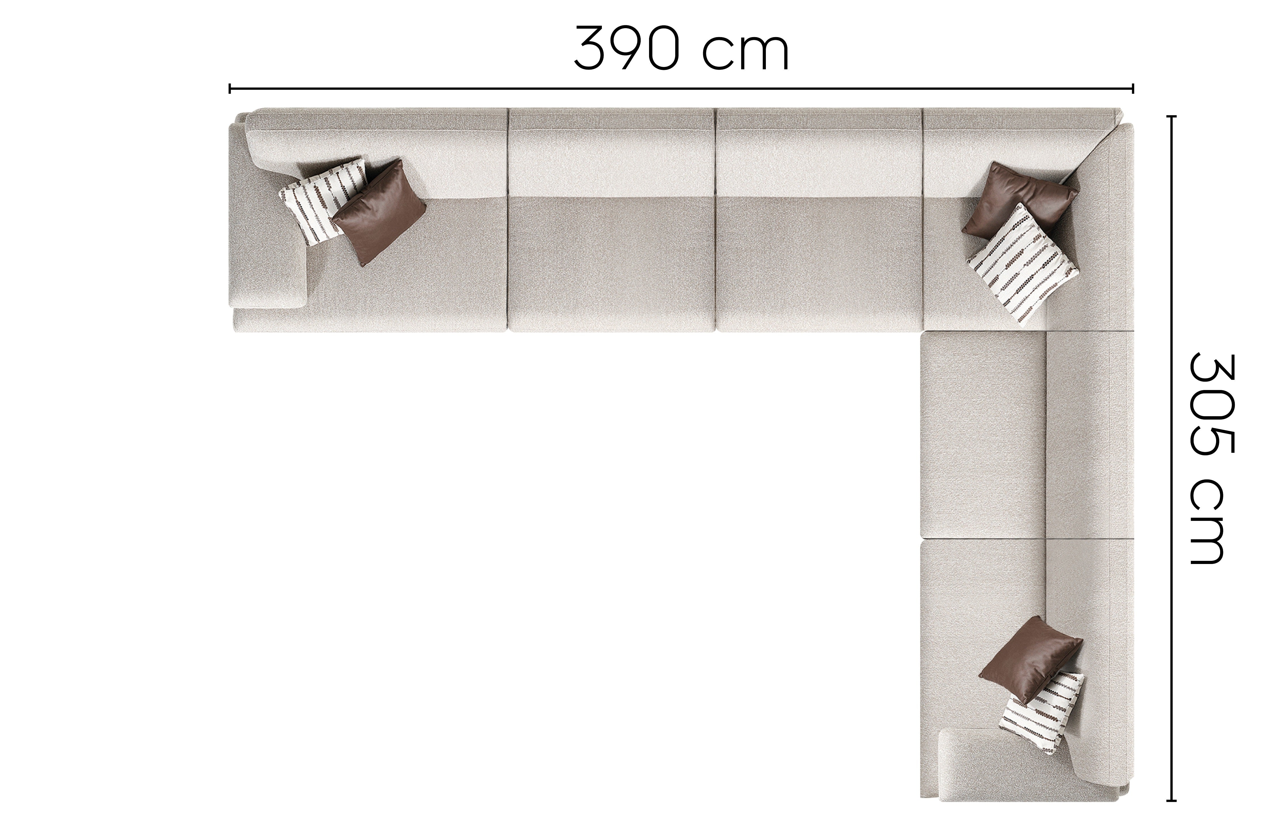 Ъглов модулен диван Milano - готови конфигурации