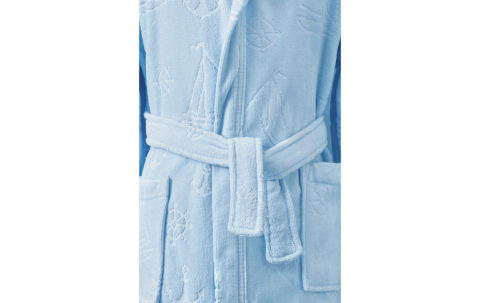 Детски халат за баня «Marine Mavi» възраст - памук, 5-6 г.