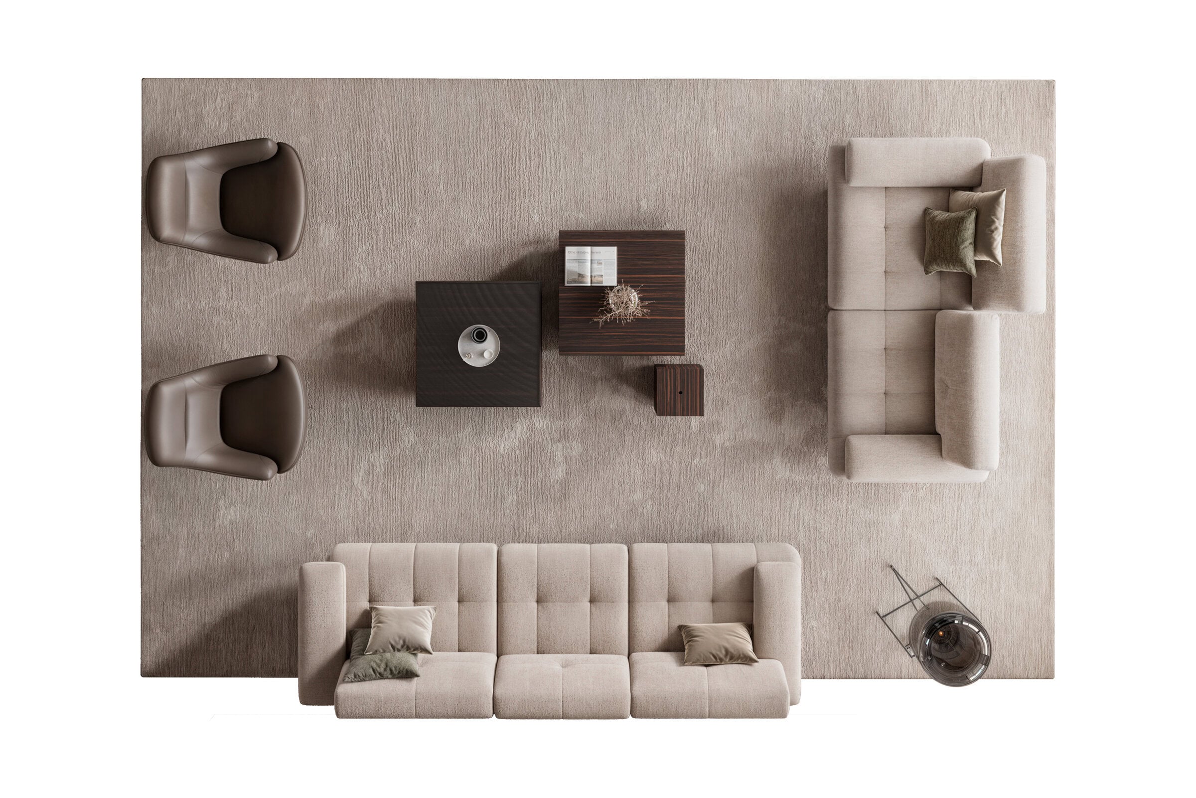 Двуместен разтегателен диван «Panamera Comfort» - Опция 1, ширина 228см