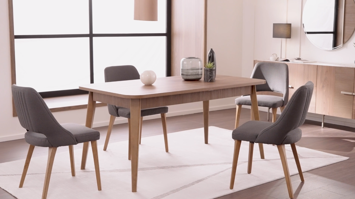 Трапезен стол «Pavia» с тапицерия