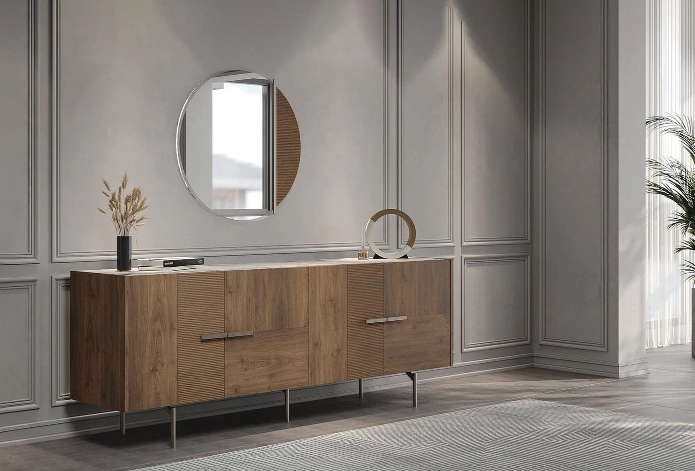 Огледало за бюфет «Pavia» с размер 84х84х5см