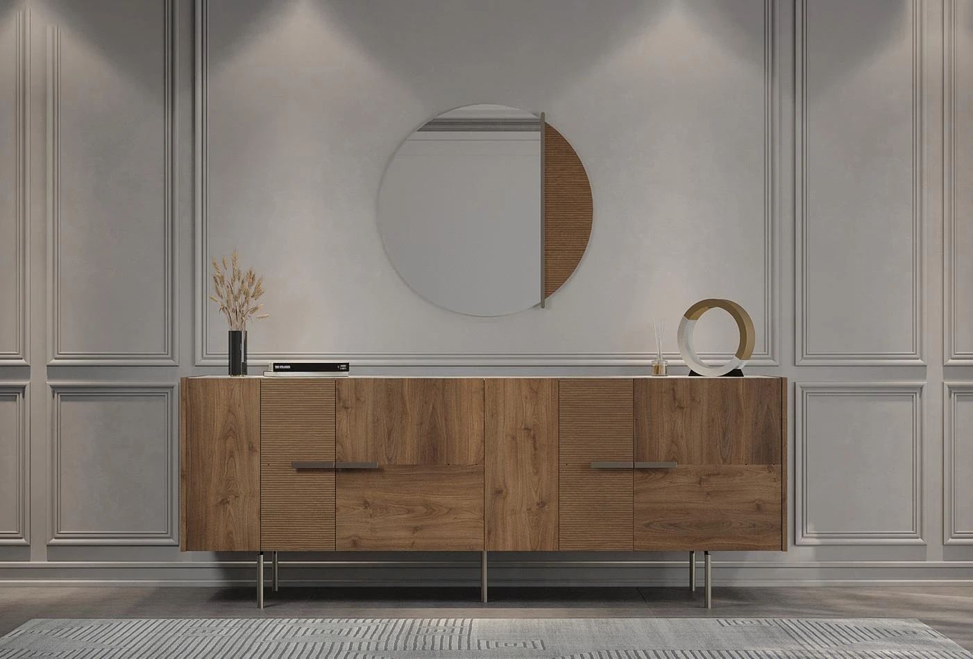 Огледало за бюфет «Pavia» с размер 84х84х5см