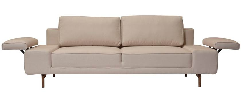 Триместен диван «Petra» + 3 декоративни възглавници, ширина 242см