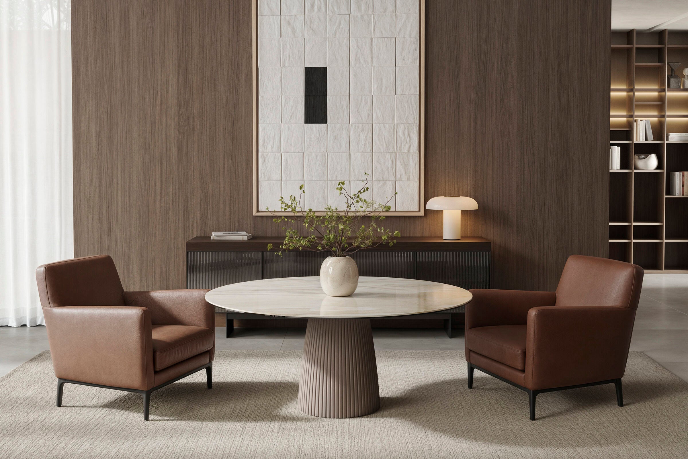 Трапезна маса «Pilea» с керамичен плот