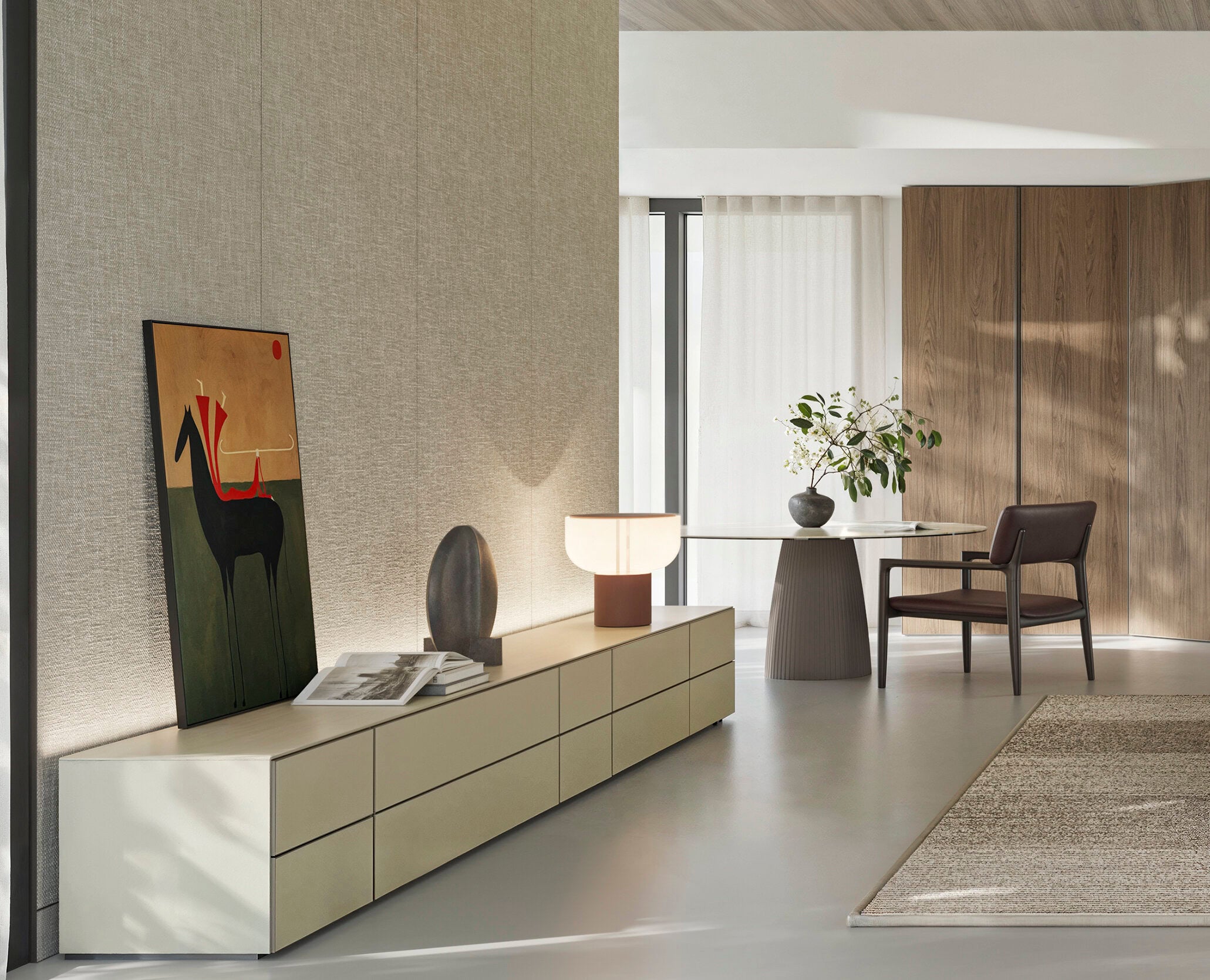 Трапезна маса «Pilea» с керамичен плот