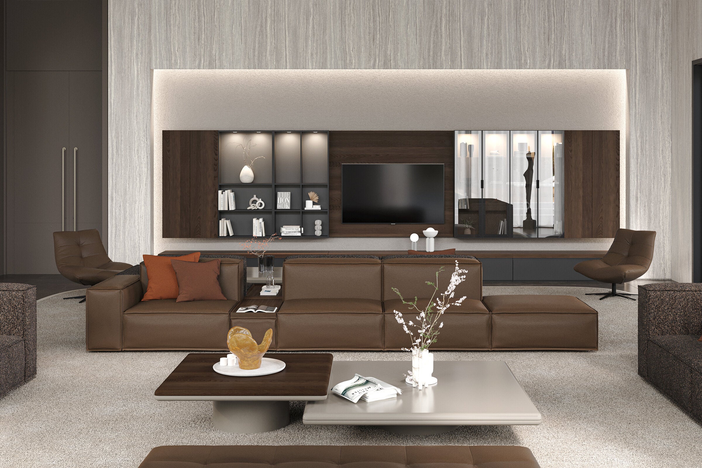 64 готови конфигурации на модулен диван «Plus Poufy»