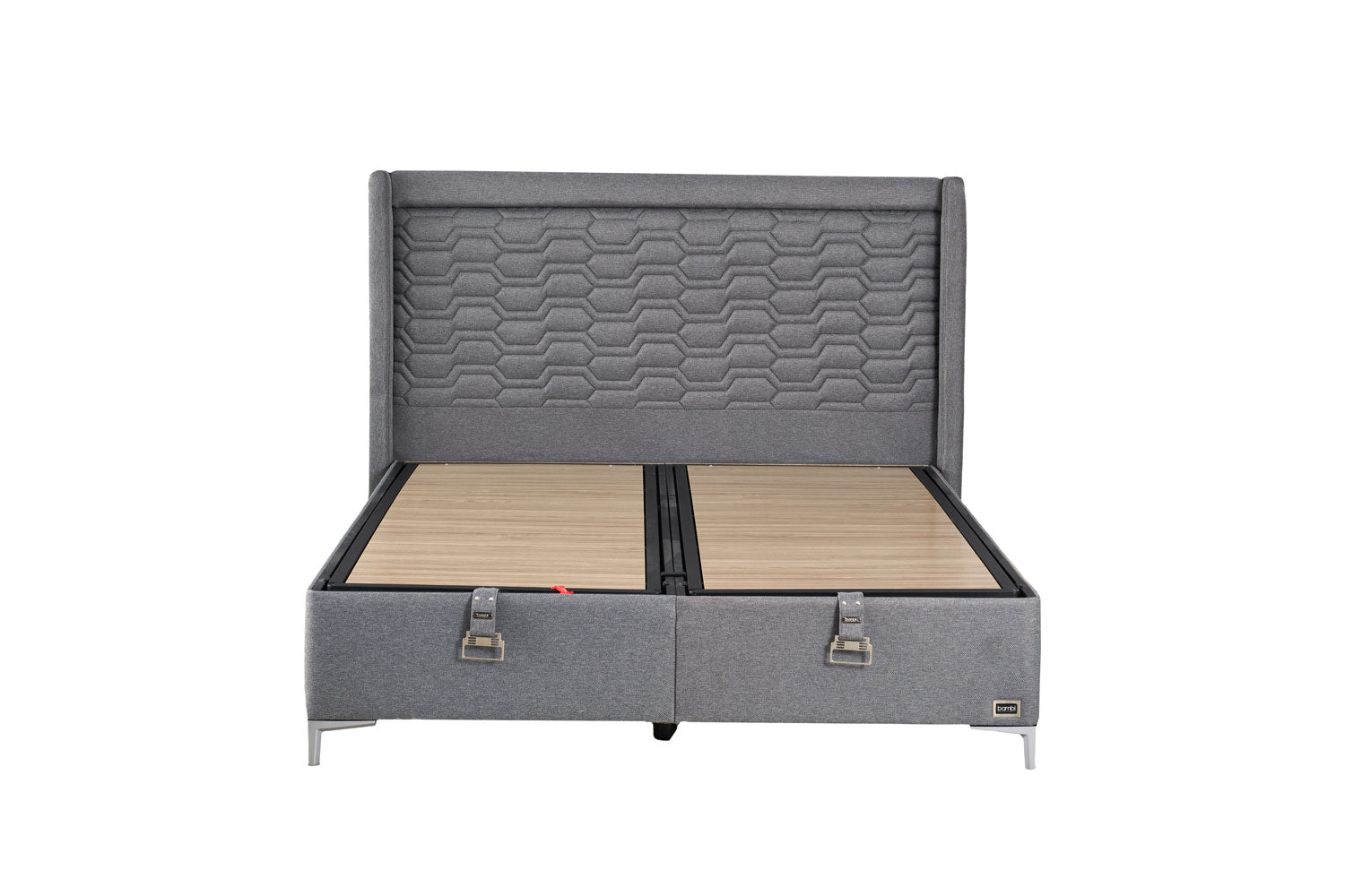 Тапицирана основа за легло «Visco Fresh Exclusive» с място за съхранение, повдигащ механизъм, система за безшумно затваряне