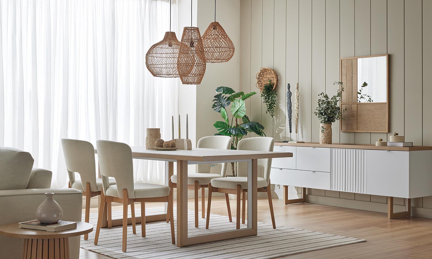 Трапезен стол «Puerta» с тапицерия