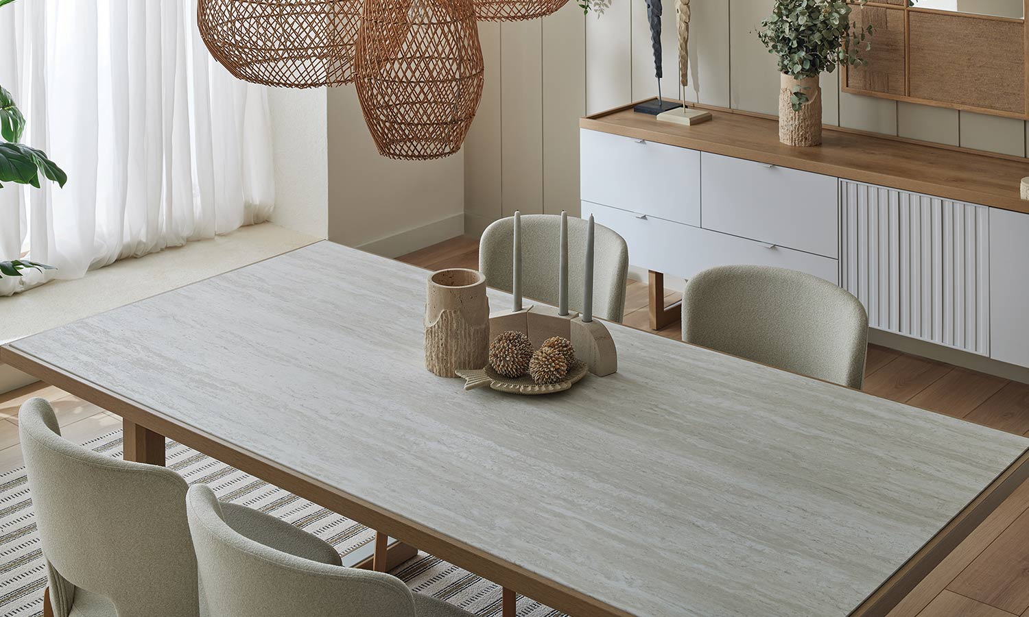 Трапезна маса «Puerta» с размер 200х76х100см