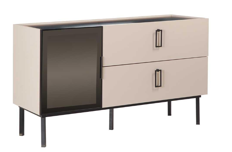 Скрин «Geralt» с две чекмеджета и шкаф, размер 130х77х47см