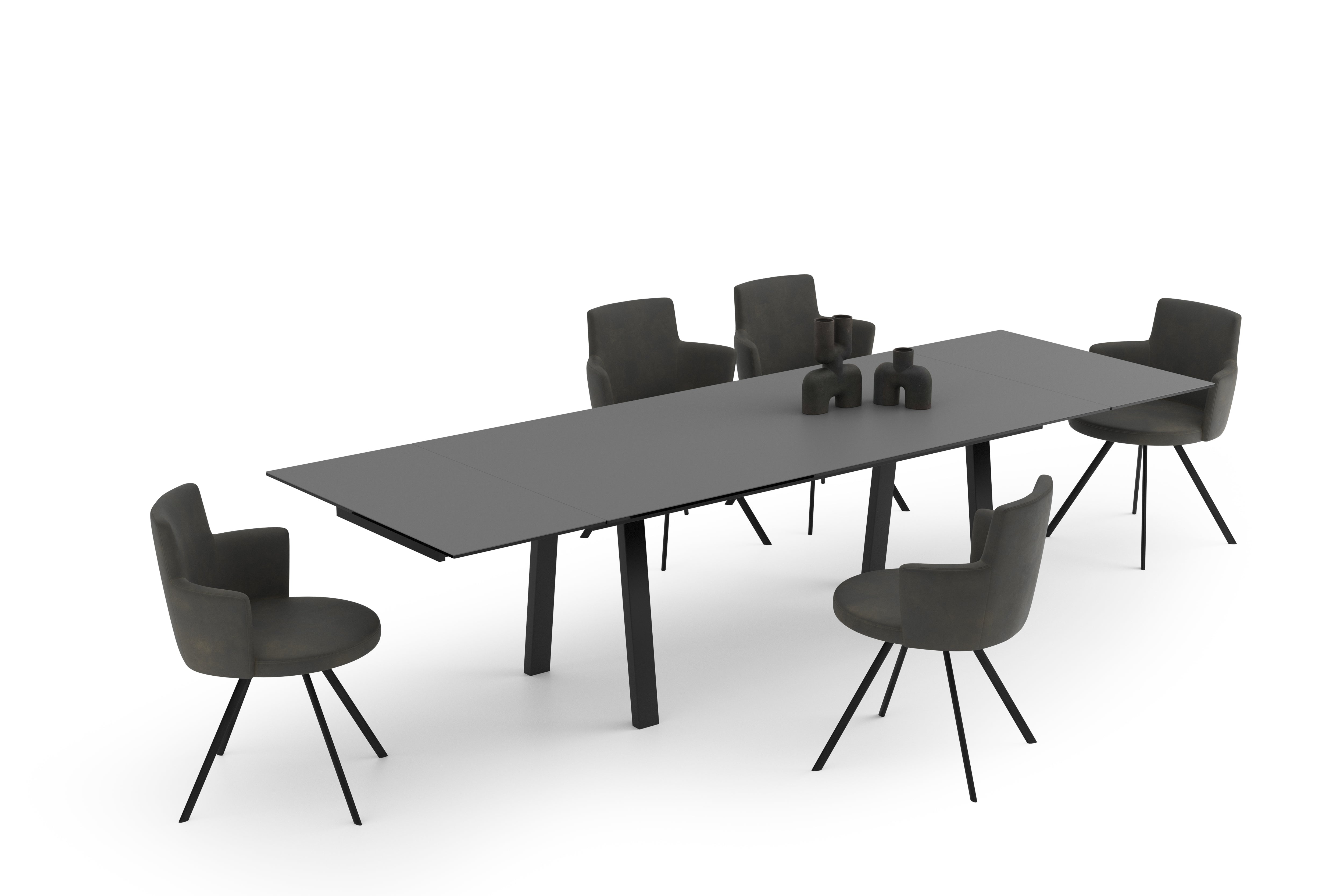 Трапезна маса «Quartz» с керамичен плот, размер 280х73х110см