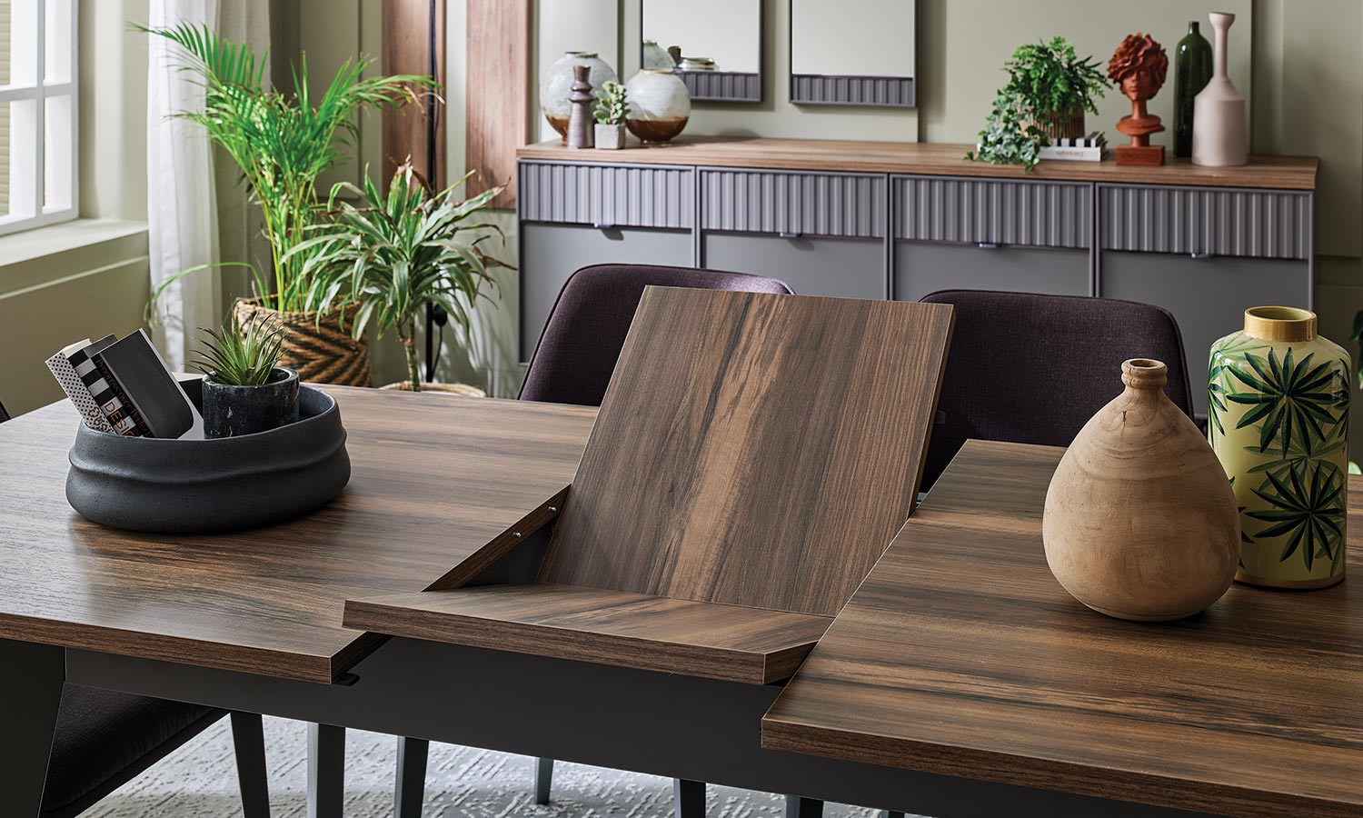 Tрапезна разтегателна маса «Ravel» с размер 160х77х90см