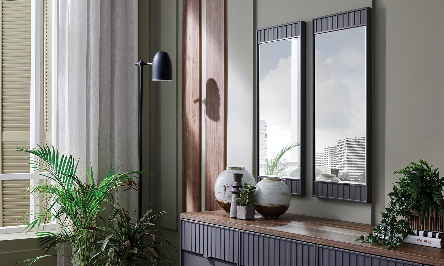 Огледало за бюфет «Ravel» с размер 36х90х3см