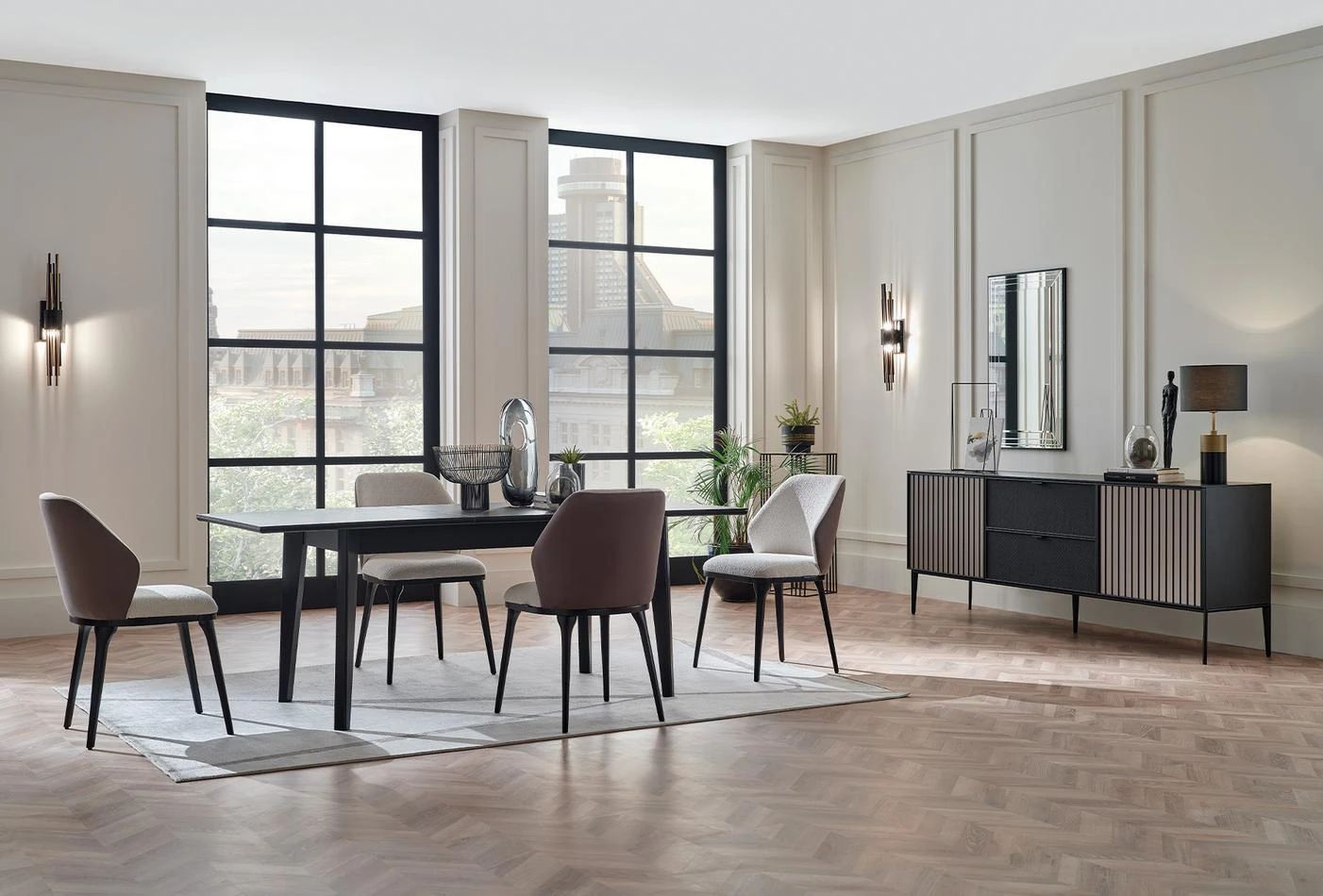 Трапезен стол «Riga» с тапицерия