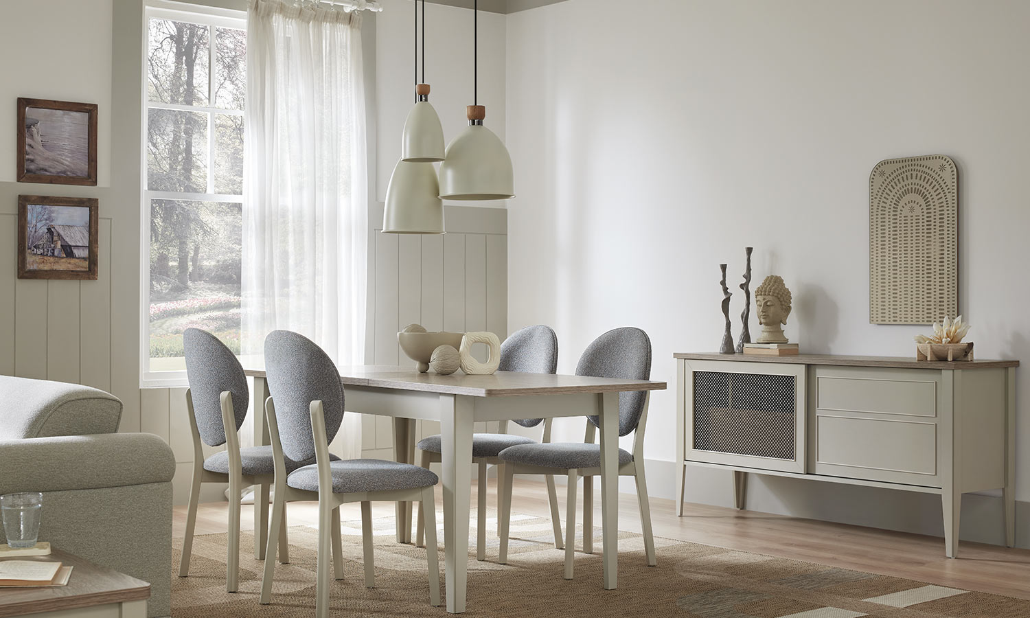 Бюфет «Rio» с плъзгащи се врати, размер 159х79х47см