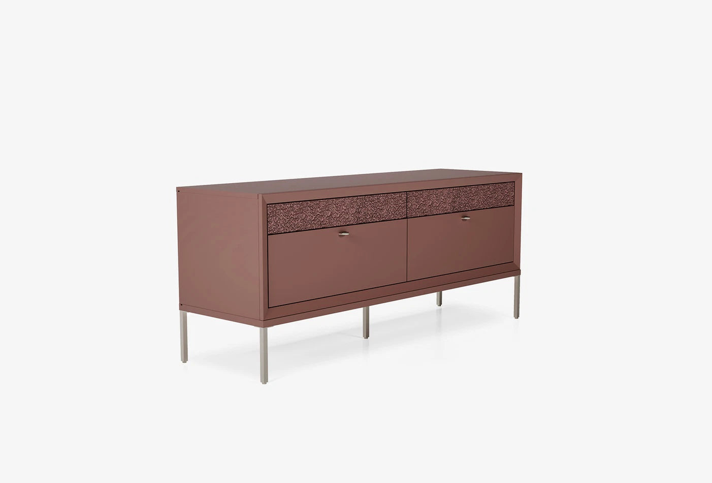 Бюфет «Fit & Flex» с четири чекмеджета, метални крака, размер 160х68х48см