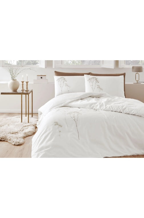 Двоен спален комплект «Elisa» - 6 части, памучен сатен