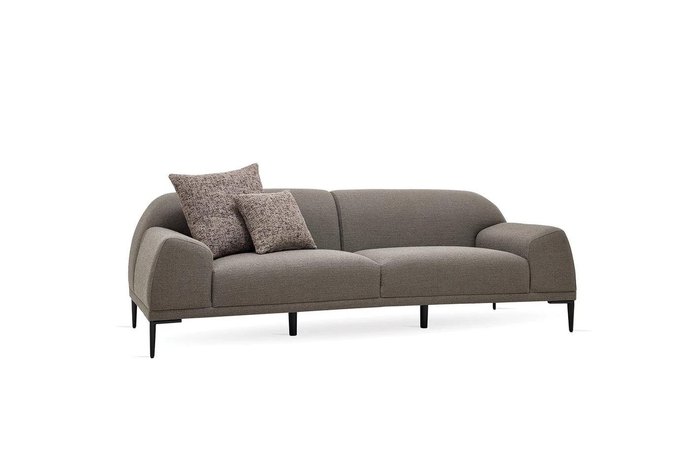 Триместен диван «Swan» + 2 декоративни възглавници, ширина 240см