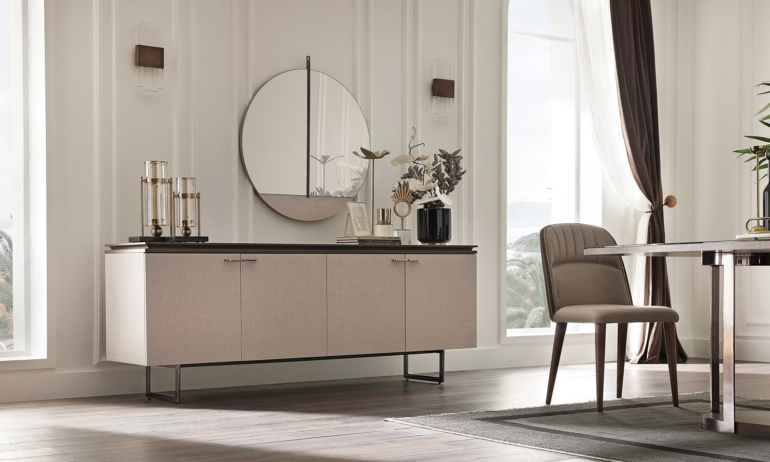 Огледало за бюфет «Talin» с размер 90х98х3см