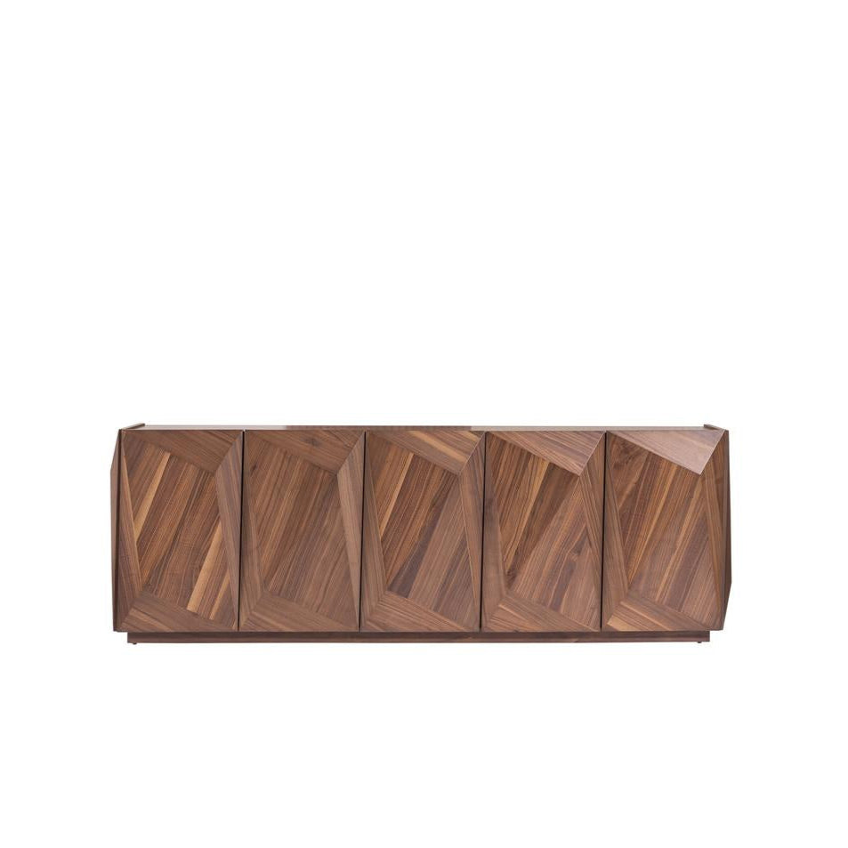 Бюфет «Carisma Walnut» с естествен фурнир, размер 237х80х51см