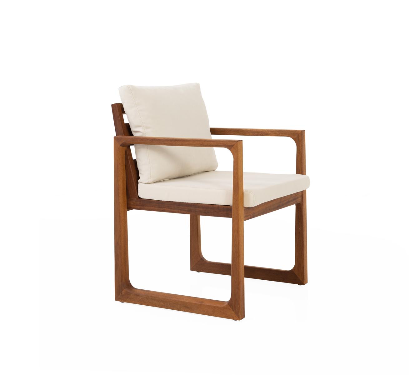 Градински стол «Deep» с африкански тик