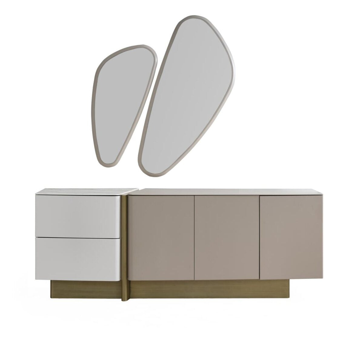 Бюфет с огледало Defne