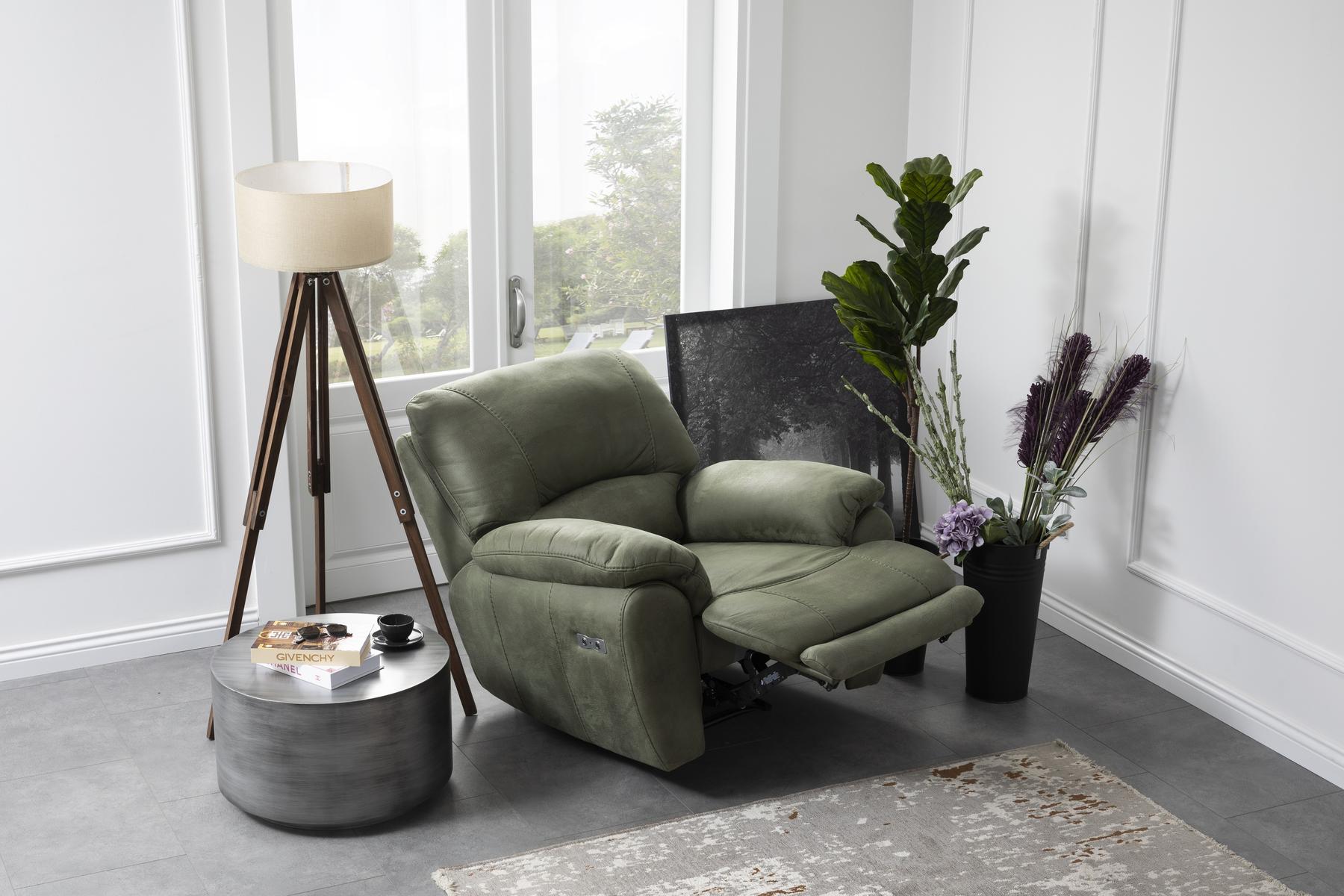 Кресло «Hilal» с електрически релакс механизъм