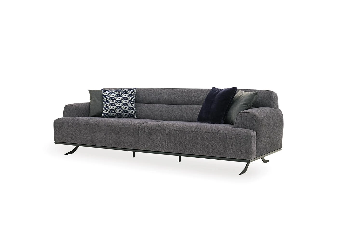 Триместен диван «Valdera» + 4 декоративни възглавници, ширина 256см