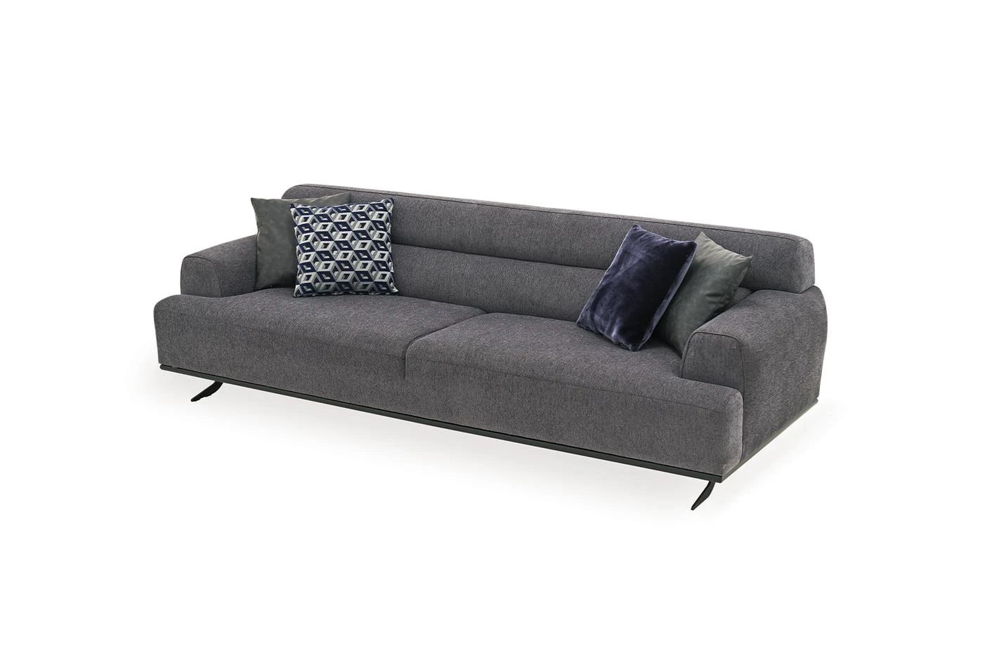 Триместен диван «Valdera» + 4 декоративни възглавници, ширина 256см