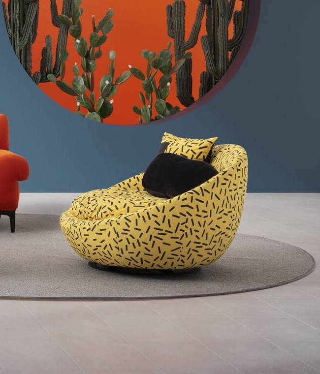 Кресло «Gaus Vitamin C» от серия Colorium, с въртяща се основа