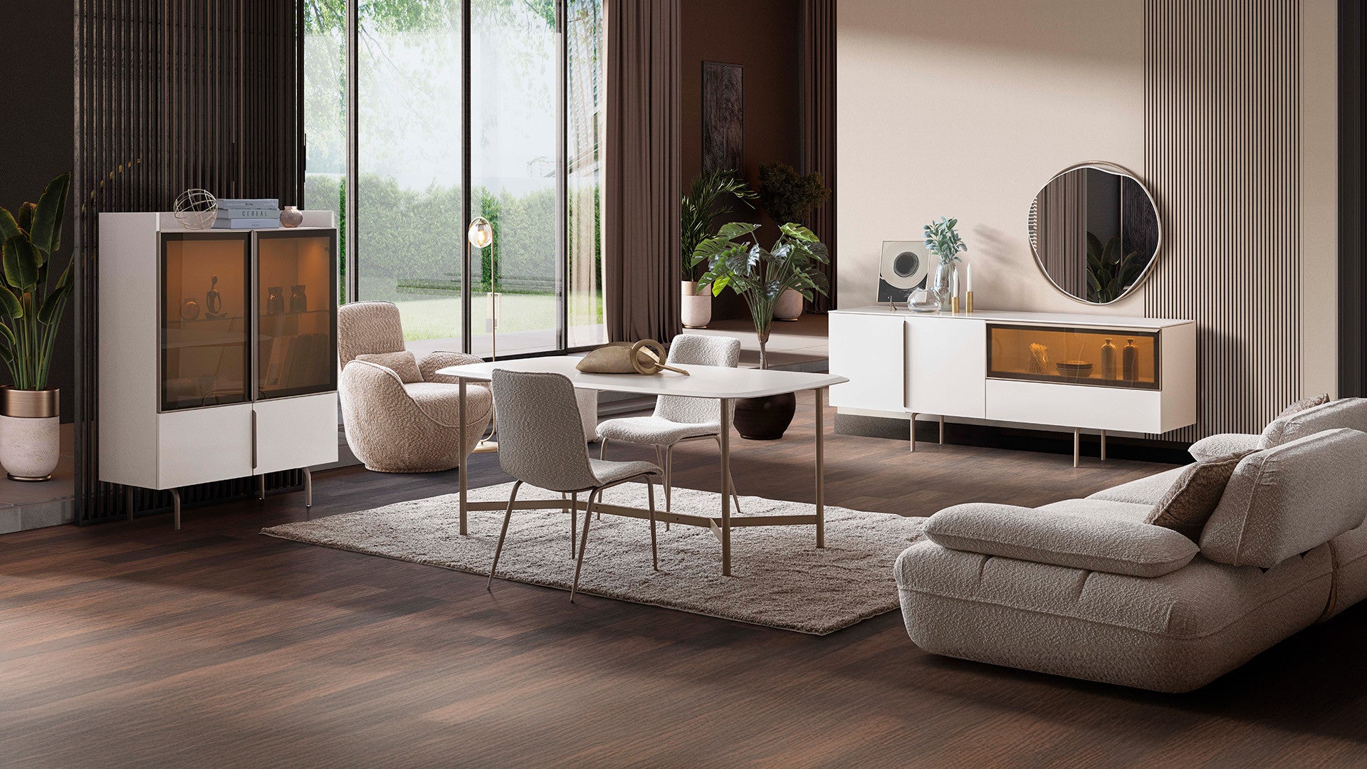 Витрина «Noble» + LED осветление, размер 105х143х45см