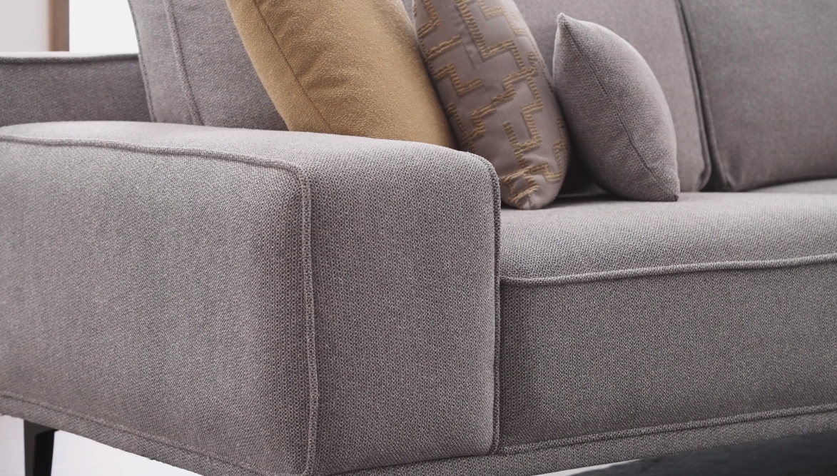 Триместен диван «Viera» + 5 декоративни възглавници, ширина 250см