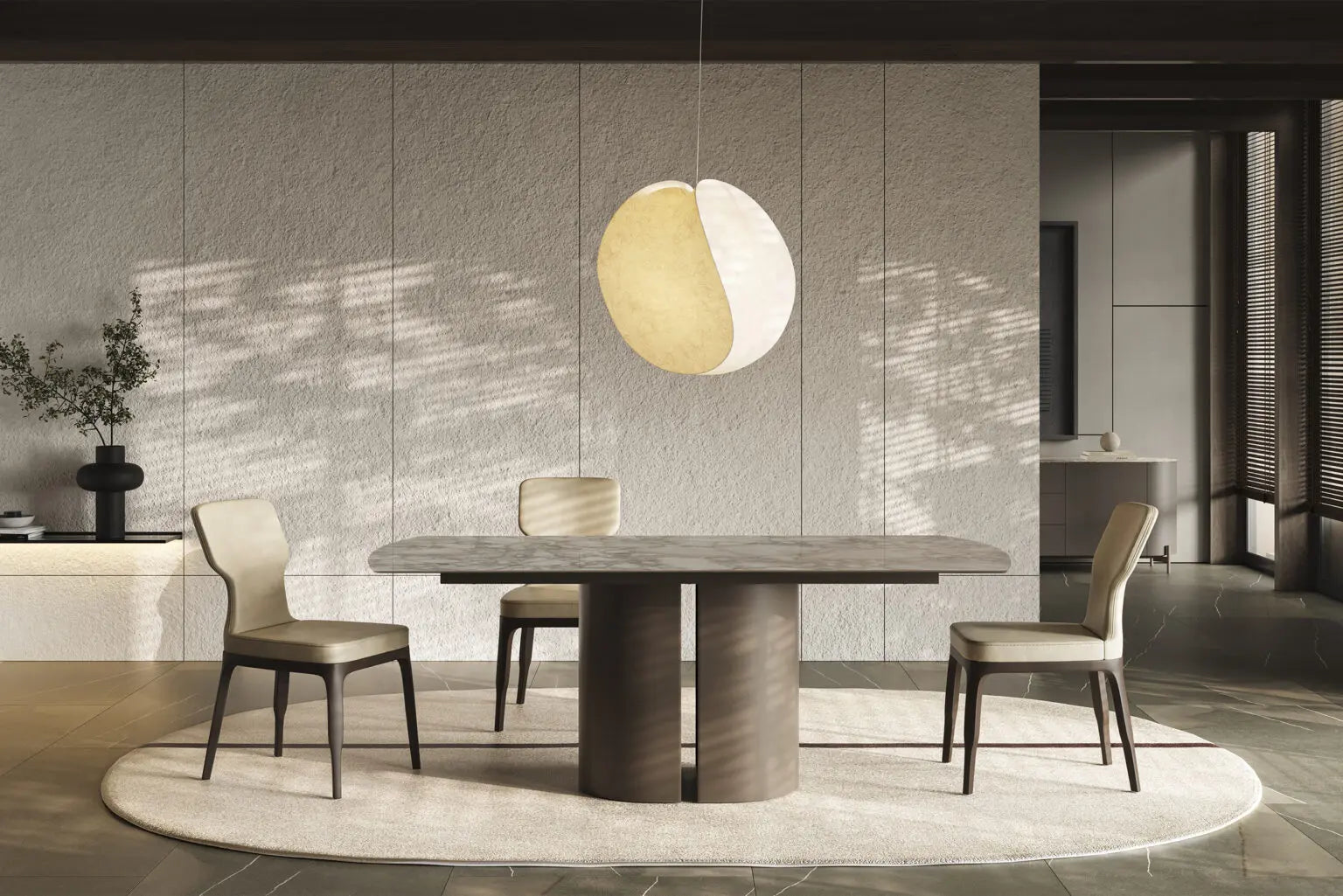 Трапезна маса «Vinci» + керамичен плот