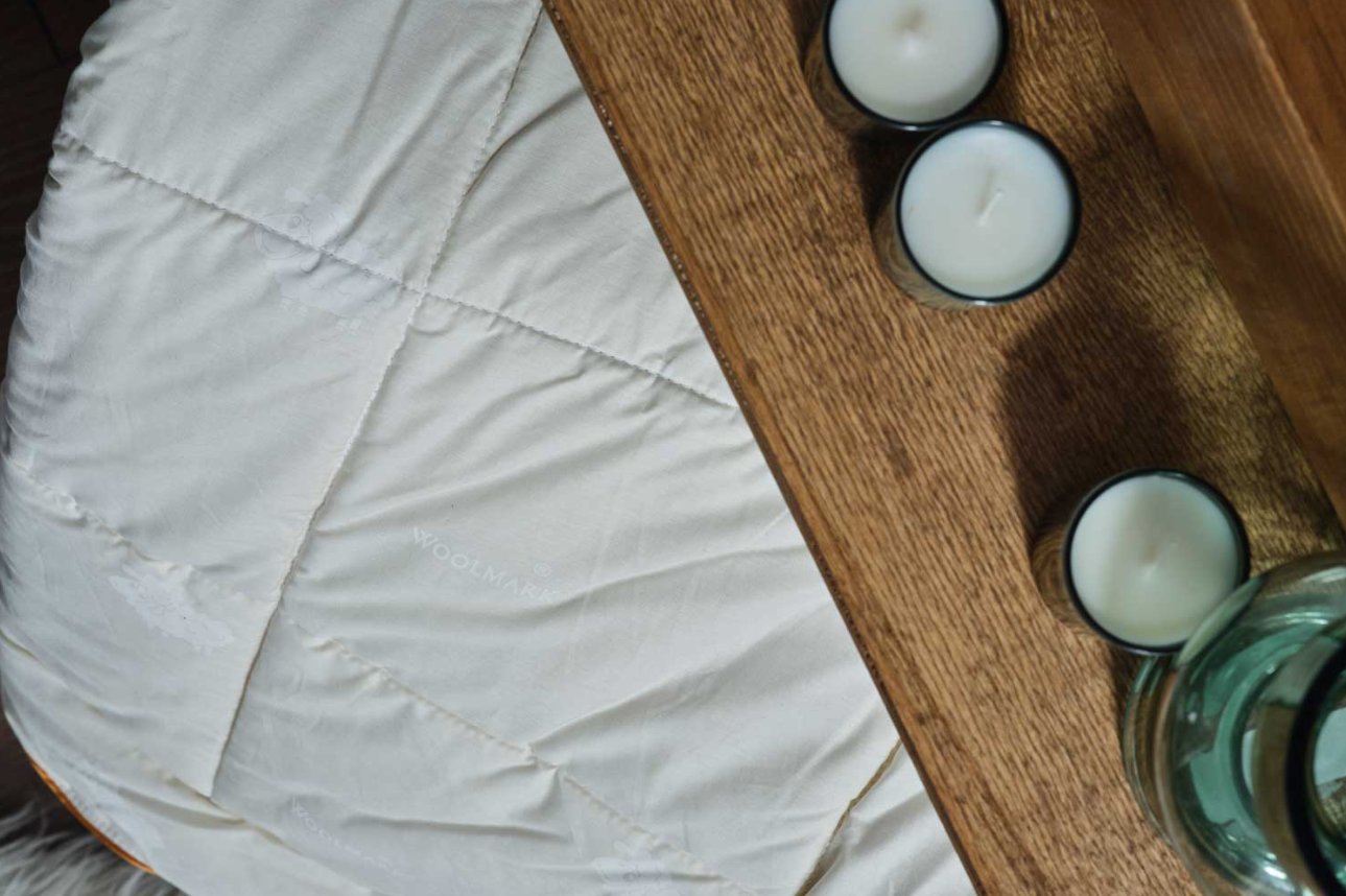 Олекотена завивка «Wool» с вълна