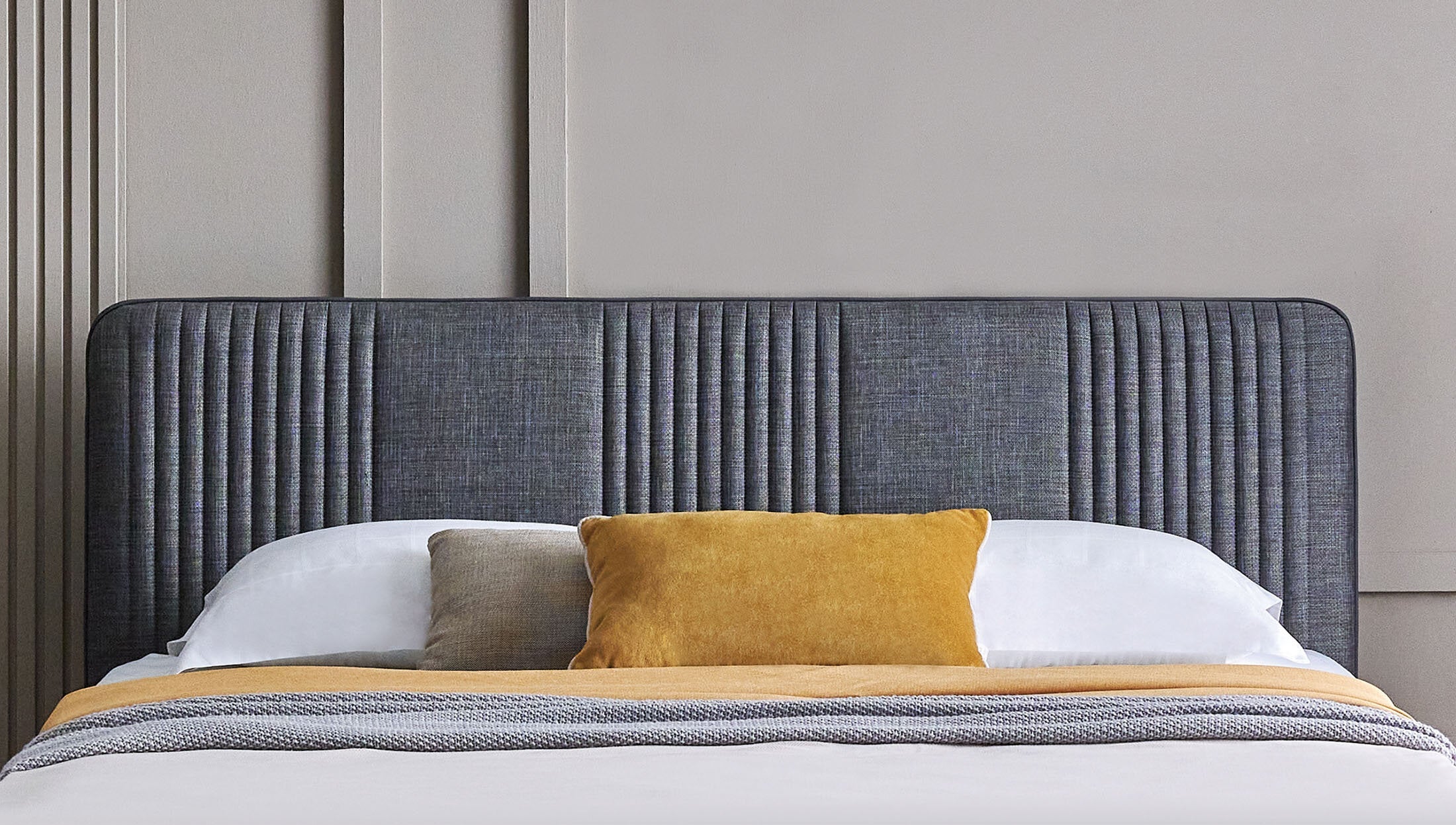 Тапицирана табла за легло «Wool Sense»