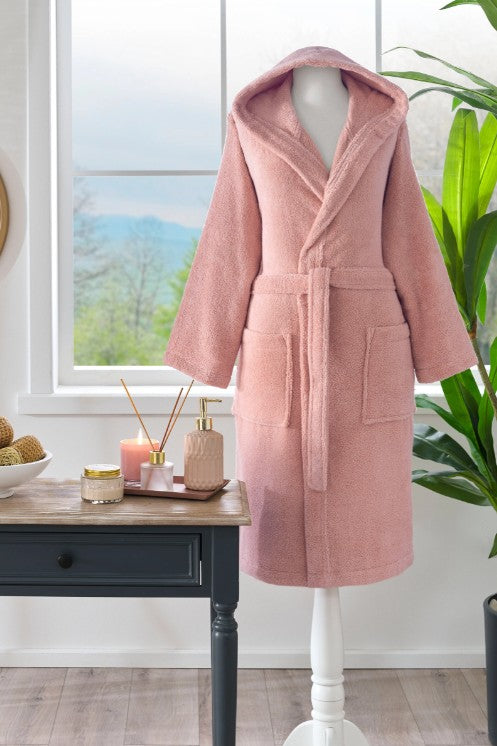 Халат за баня «Woven Tarcin» с качулка, размер S/M