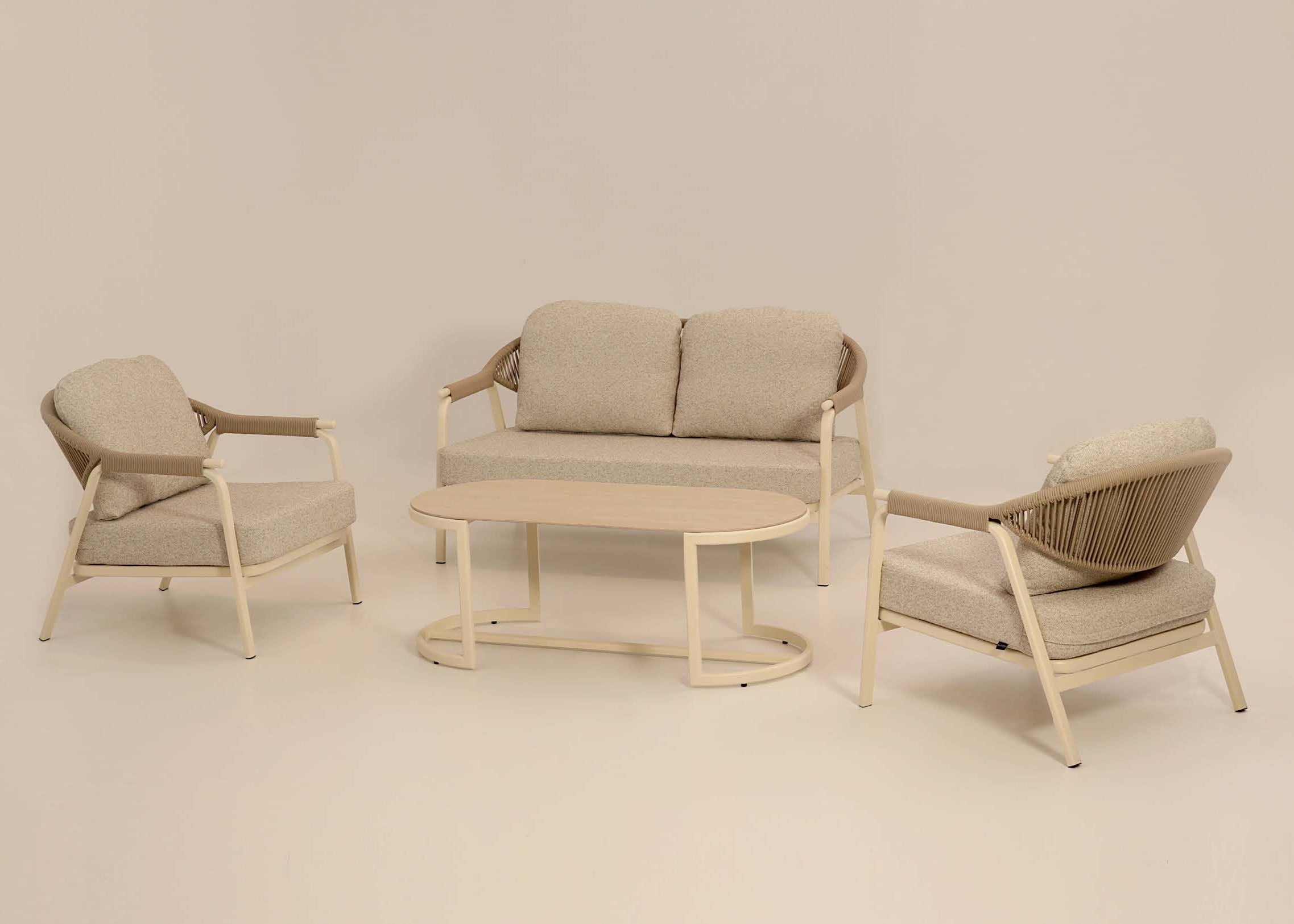 Градински сет «N Plus 2» - канапе + две кресла и маса