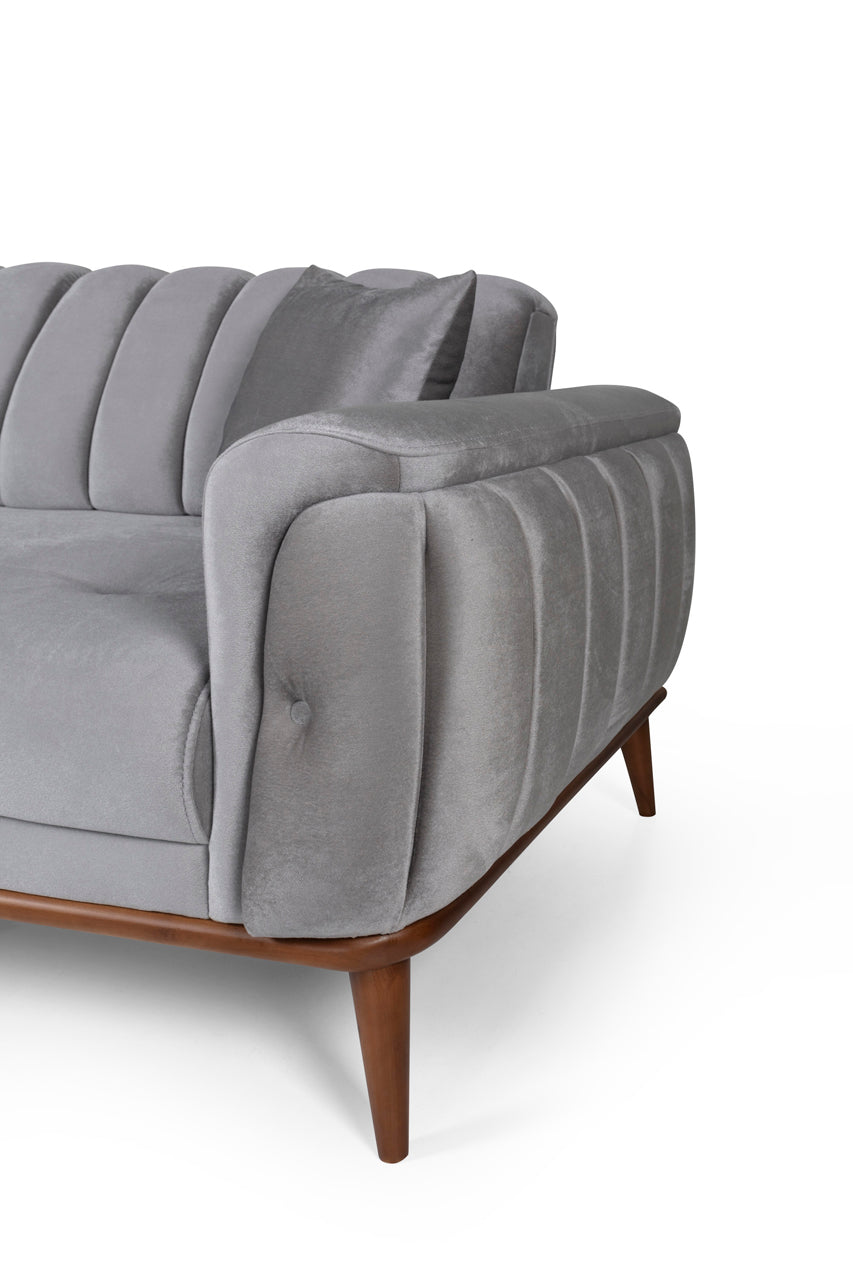 Триместен разтегателен диван «Istanbul» + 2 декоративни възглавници, ширина 228см