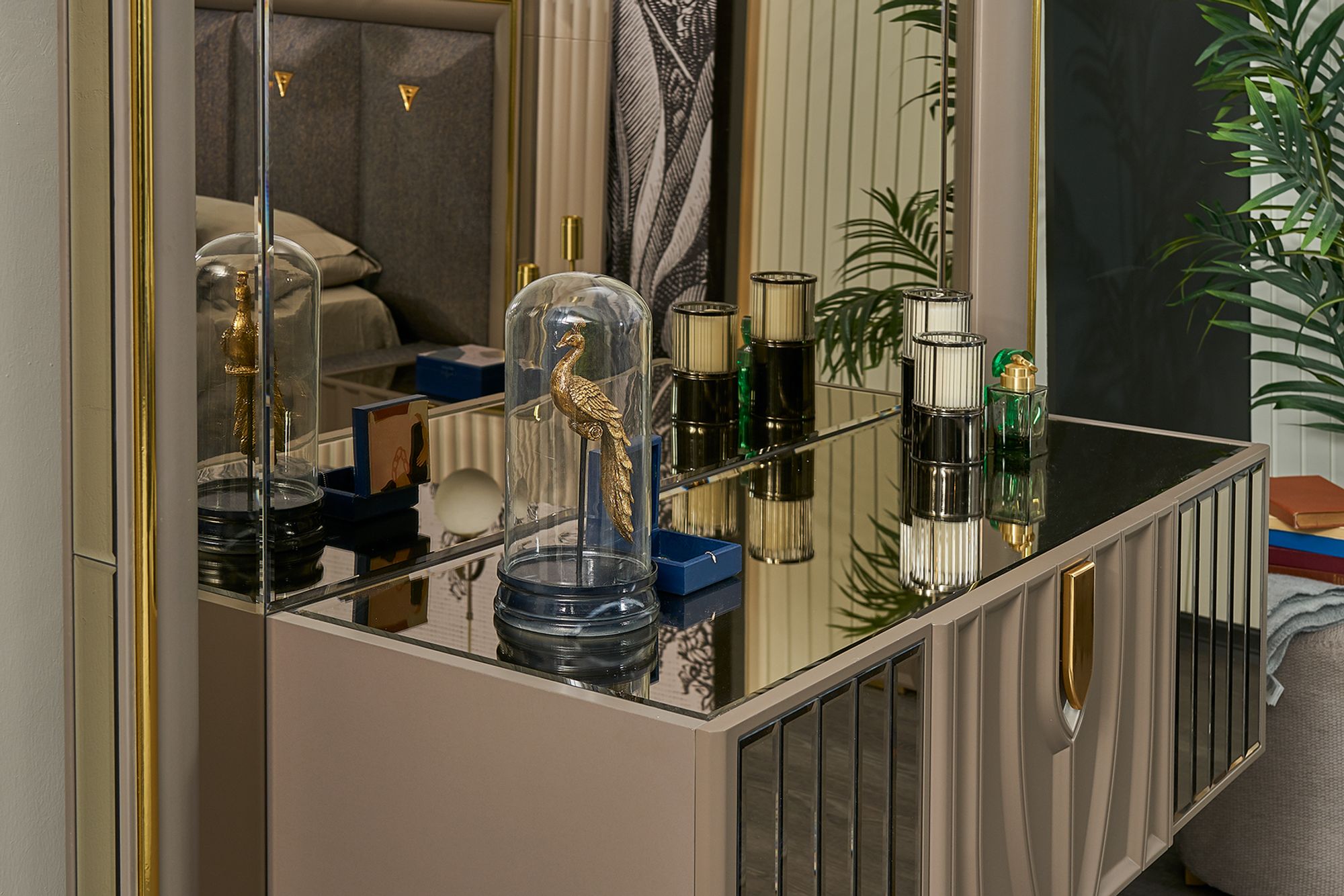 Скрин с огледало Idol Mobilya Vals