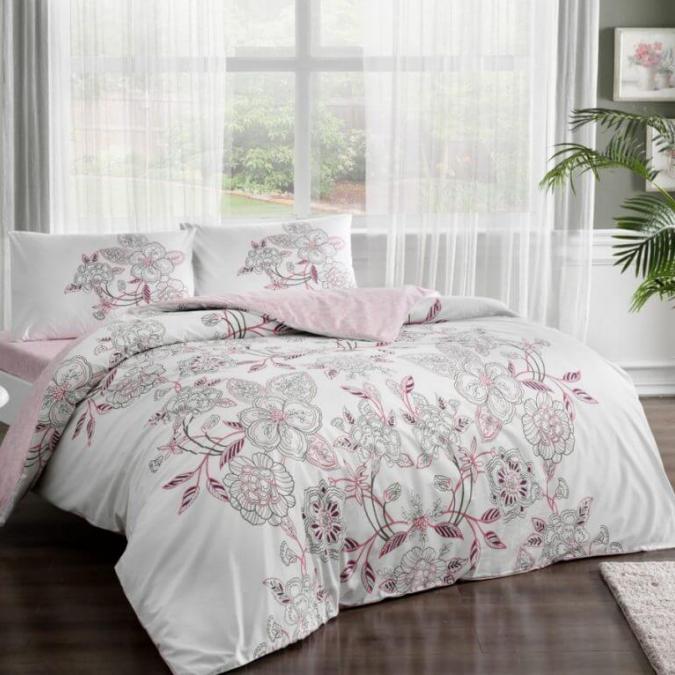 Единичен спален комплект Taç Lucy Pembe (6914882306244)