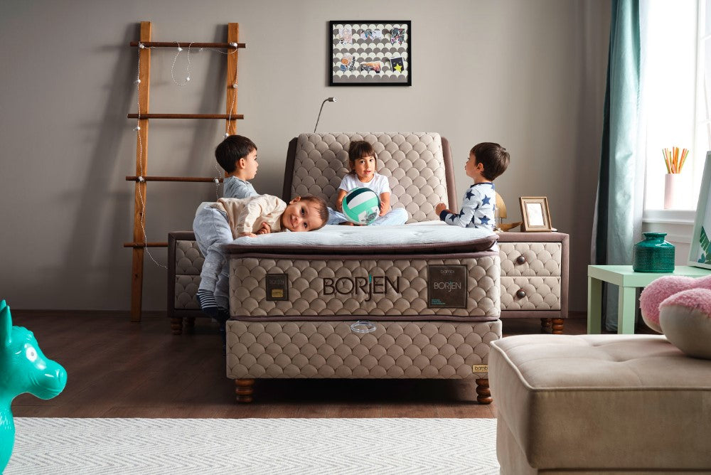 Матрак «Borjen» с бор минерали, с покет пружинна система, 33,5 см