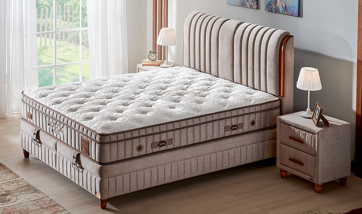 Тапицирана табла за легло «Kapok Naturel»