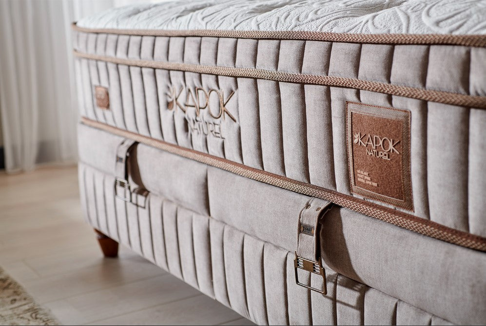 Матрак «Kapok Naturel» с влакна капок, с покет пружинна система, 31 см