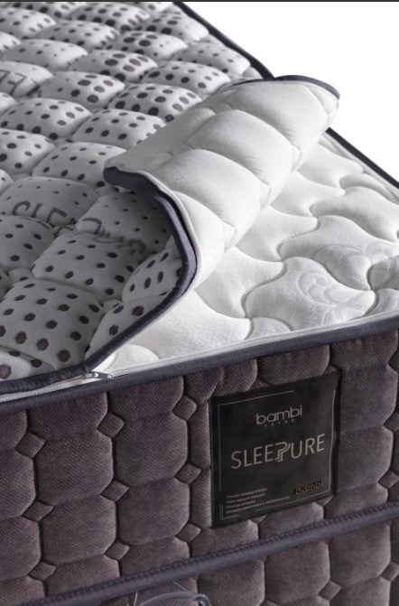 Матрак «Sleepure» + свалящ се калъф, с покет пружинна система, 31 см